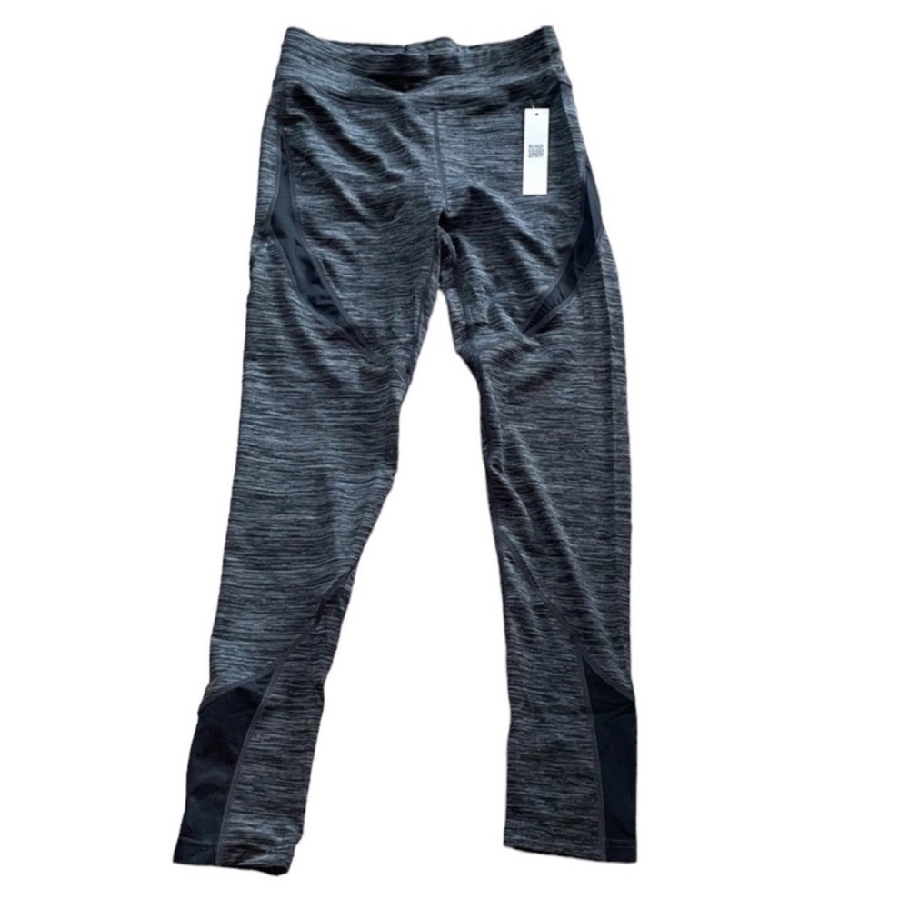 JVINI Dark Gray Leggings Nylon/Spandex Size L/XL